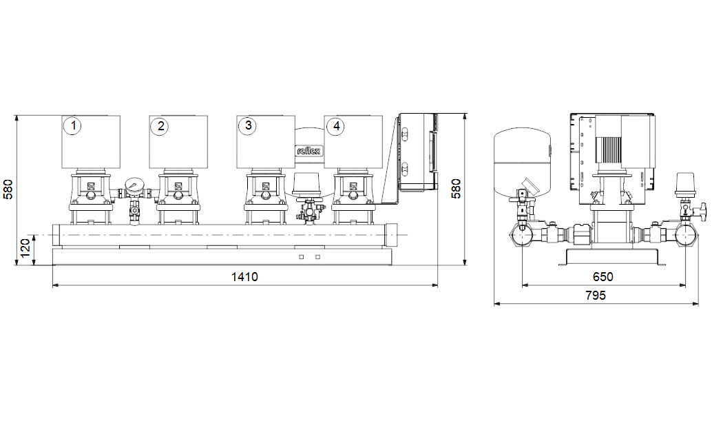 Hydro Multi-E 4 CRE 3-5 U1 A-A-A-A