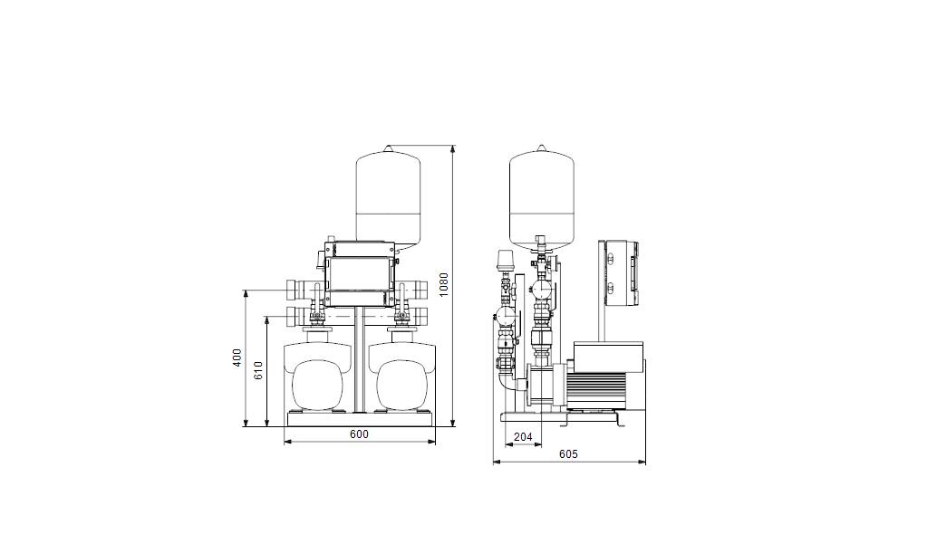 Grundfos Hydro Multi-E 2 CME 5-6 U2 A-A-A-A