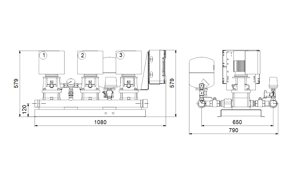 Hydro Multi-E 3 CRE 3-5 U1 A-A-A-A