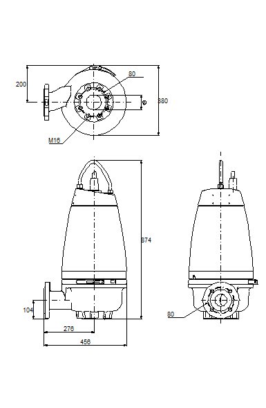 Grundfos SEV.80.80.60.2.51D