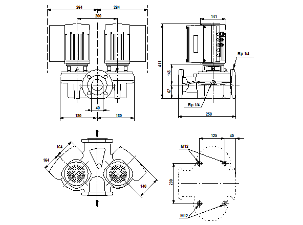 Grunfos TPED 40-30/4