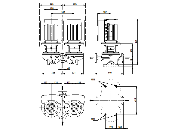 Grunfos TPED 40-160/4