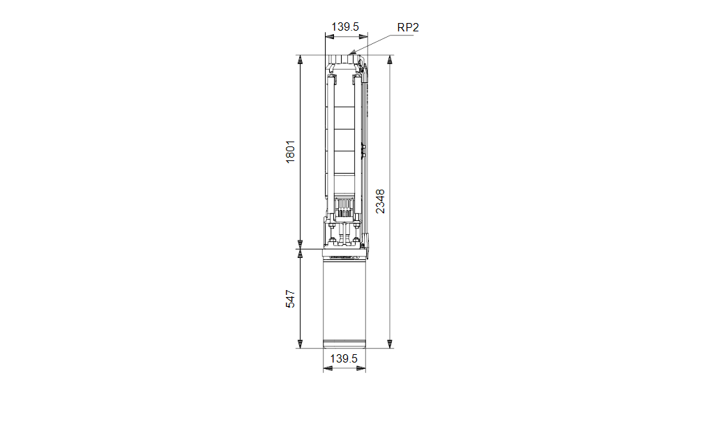 Grundfos SP 14-20 Rp2 6"3X380-415/50 5.5kW