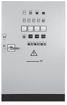 Шкаф управления Grundfos Control WW-S 2x17-19,9A SD 4, Стандарт + счетчик пусков, Внутренний