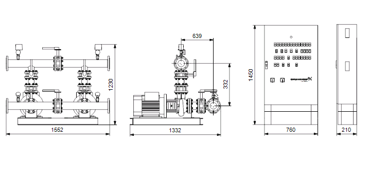 Grundfos  Hydro MX 2NB80-160/177 D001