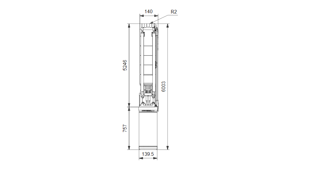 Grundfos SP 9-93 R2 6"3X380-415/50 18.5kW