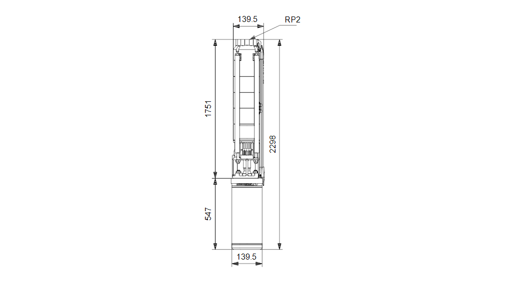 Grundfos SP 9-29 Rp2 6"3X380-415/50 5.5kW