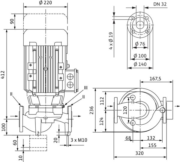 Насос Wilo IPL 32/175-4/2