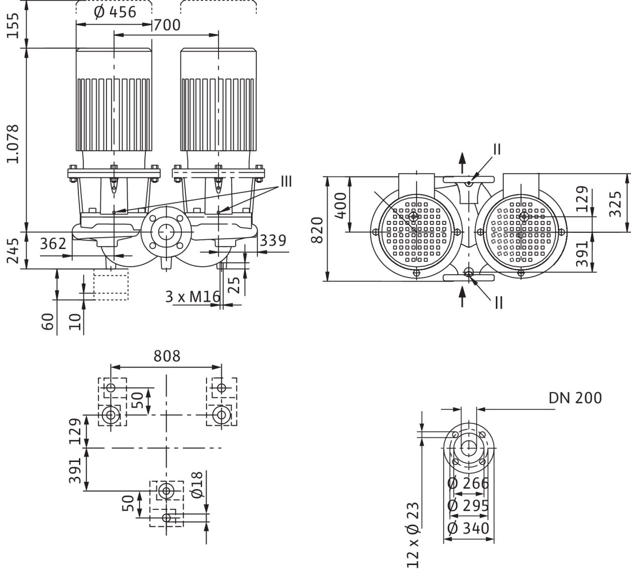 Насос Wilo DL 200/335-37/4