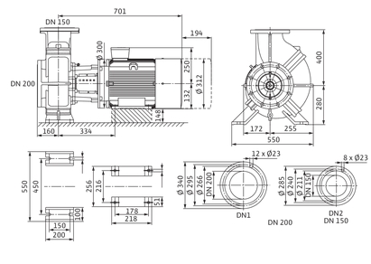 Насос Wilo BL 150/180-7,5/4