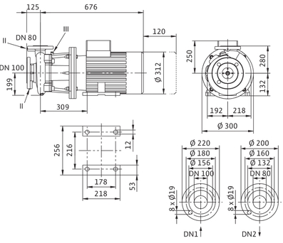 Насос Wilo BL 80/250-7,5/4