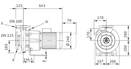 Насос Wilo BL 100/170-4/4