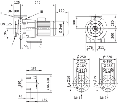 Насос Wilo BL 100/180-4/4