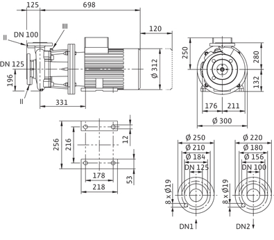 Насос Wilo BL 100/220-7,5/4