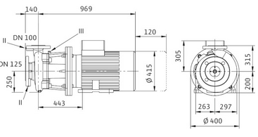 Насос Wilo BL 100/345-30/4