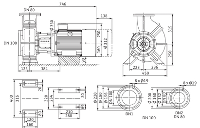 Насос Wilo BL 80/285-11/4