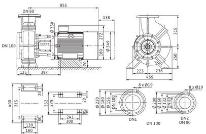 Насос Wilo BL 80/305-18,5/4