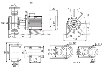 Насос Wilo BL 80/315-22/4