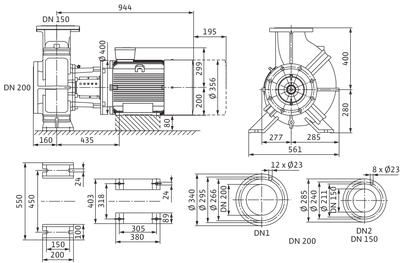 Насос Wilo BL 150/285-30/4