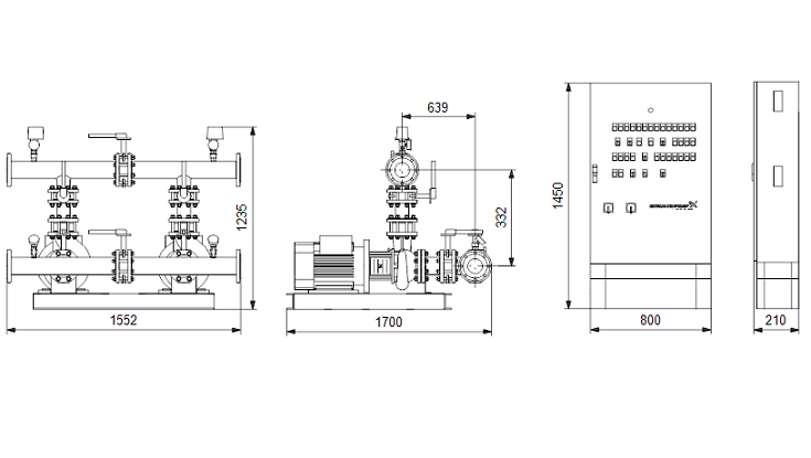 Grundfos  Hydro MX 2NB80-250/220 D001