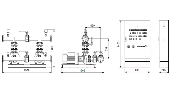 Grundfos  Hydro MX 2NB80-200/200 S001