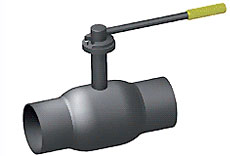Стальной шаровой кран, Ду 150 Ру 25/12, Broen Ballomax