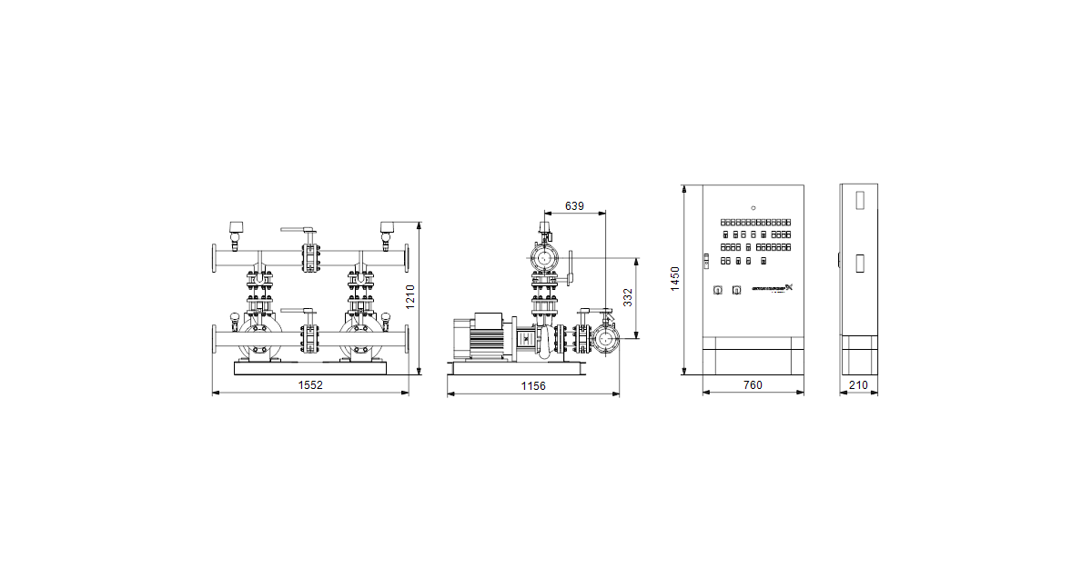 Grundfos  Hydro MX 2NB80-160/151  S001