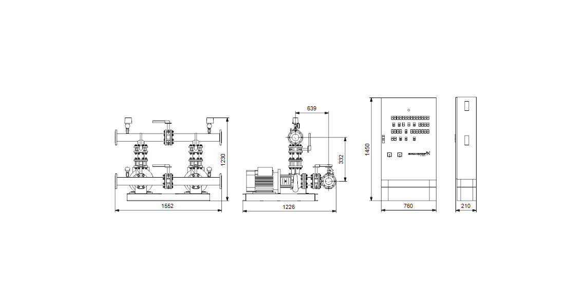 Grundfos  Hydro MX 2NB80-160/167 D001