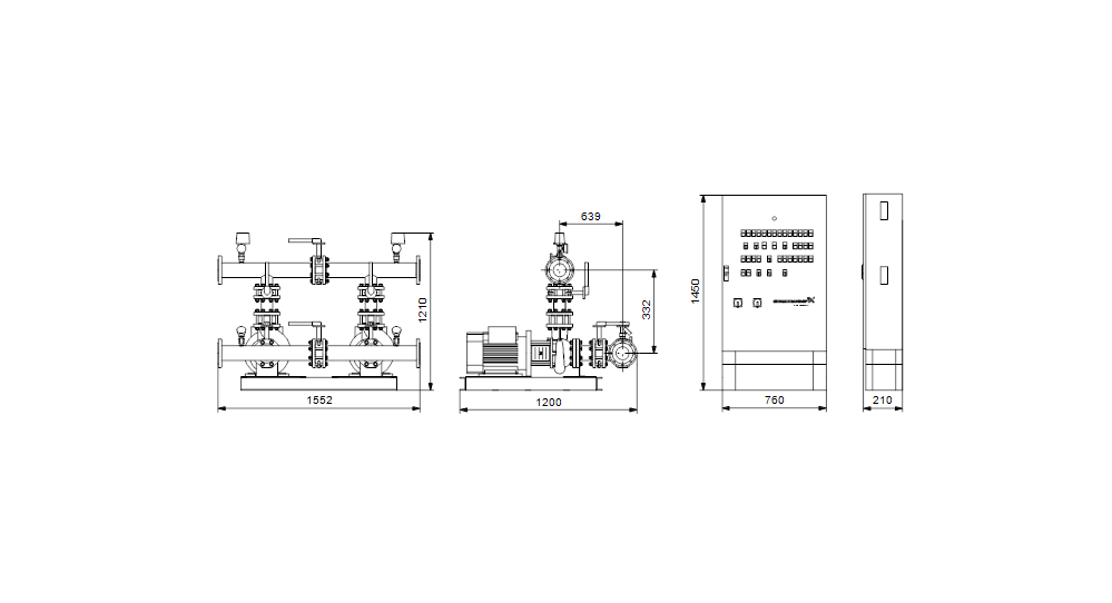 Grundfos  Hydro MX 2NB80-160/161 D001