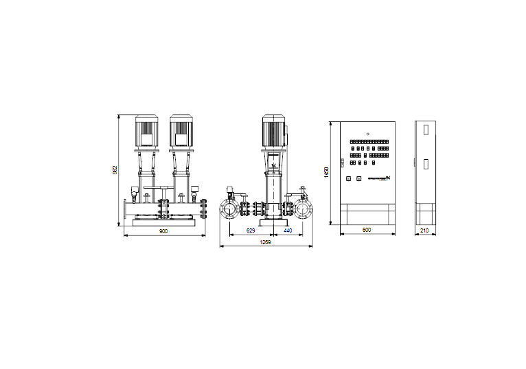 Grundfos  Hydro MX 2 CR15-4 D001