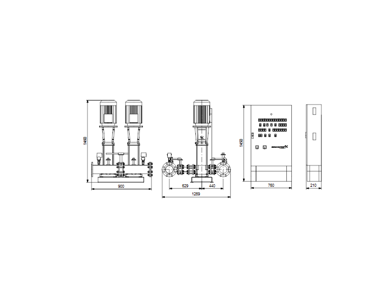 Grundfos  Hydro MX 2 CR15-10 D001