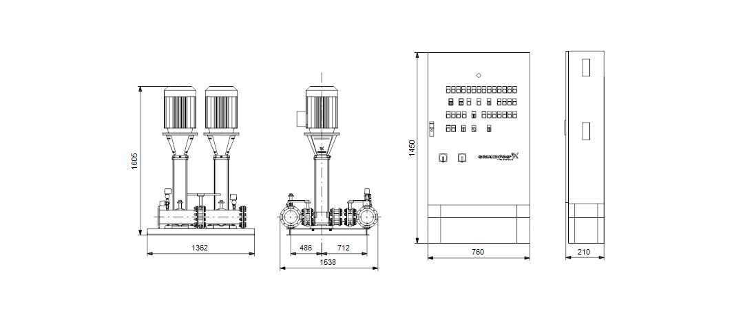 Grundfos  Hydro MX 2 CR120-2-1 D001