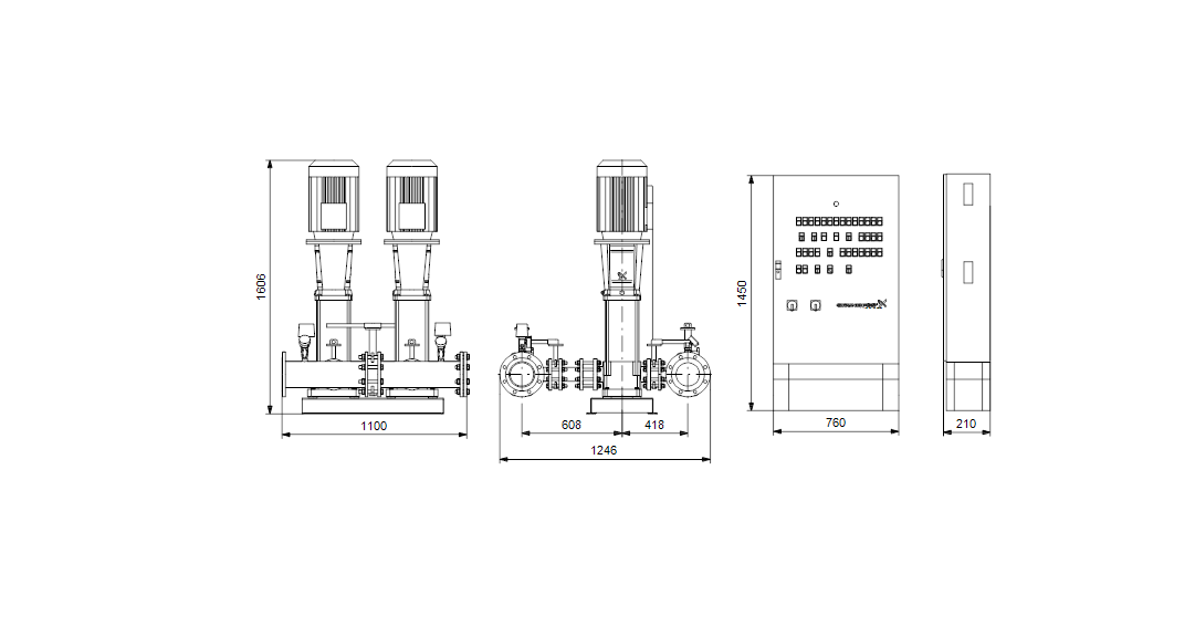 Grundfos  Hydro MX 2 CR32-7 S001