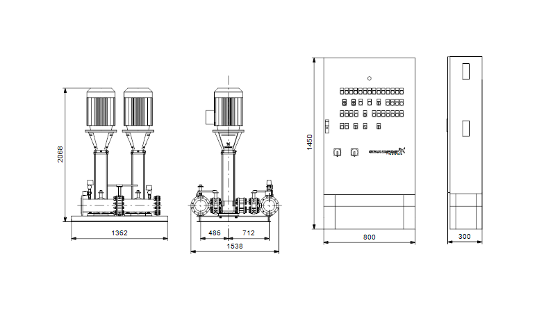 Grundfos  Hydro MX 2 CR120-4-1 S001