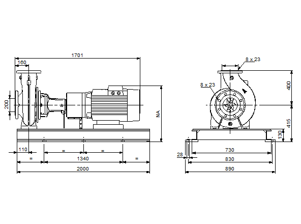 Grundfos  NK 150-250/230