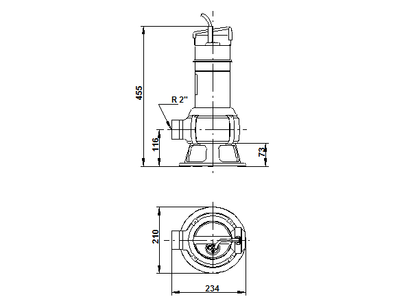 Grundfos Unilift AP50B.50.08.3V 3x400V 10m