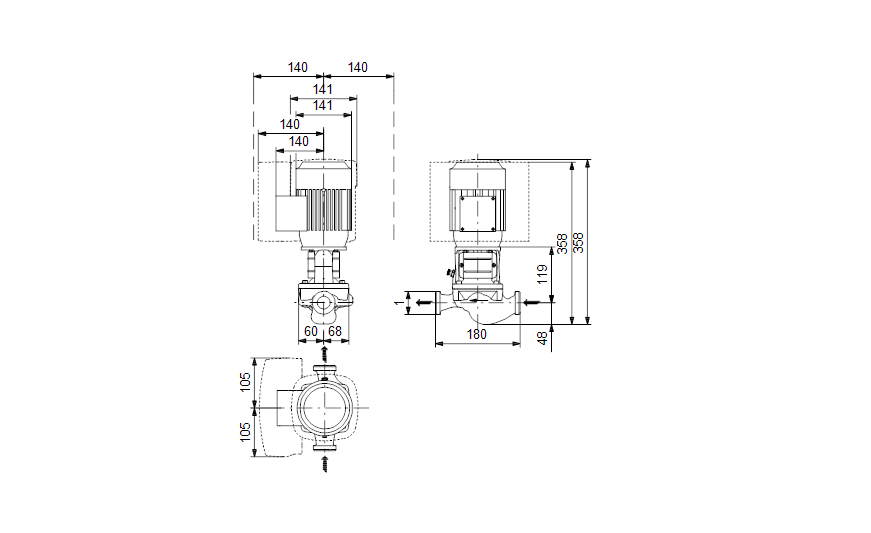 Grundfos TPE 25-90/2