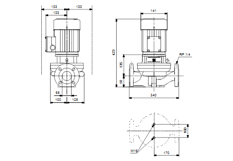 Grundfos TP 65-30/4 B A-F-Z-BUBE