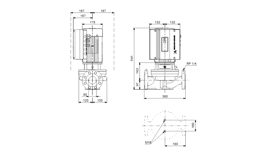 Grundfos TPE 80-120/2