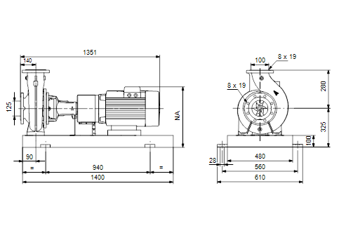Grundfos NK 100-250/270