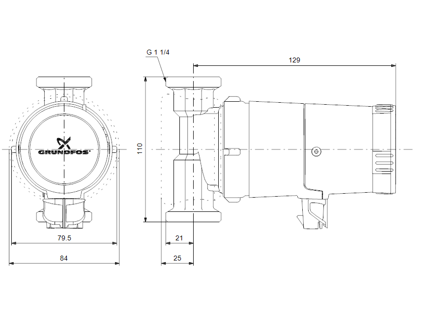 Grundfos UP 20-14 BX PM