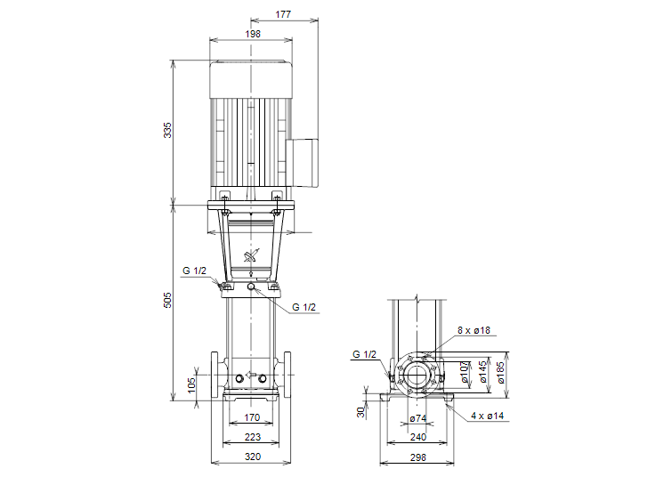 Grundfos CRNE 32-1