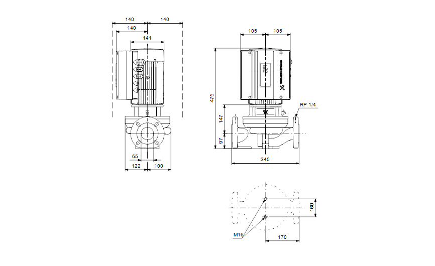 Grundfos TPE 65-60/4