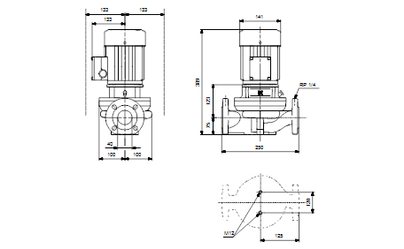 Grundfos TP 40-60/4 B A-F-Z-BUBE