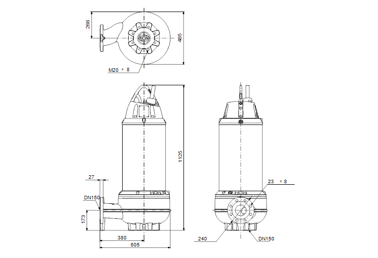 Grundfos SE1.85.150.100.4.52H.C.N.51D -снят с производства 