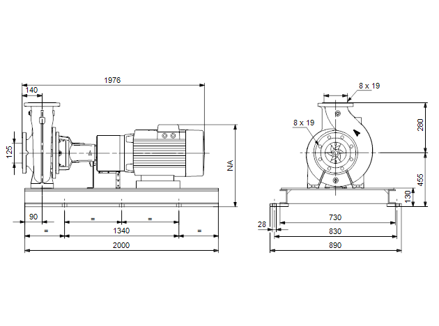 Grundfos NK 100-250/270