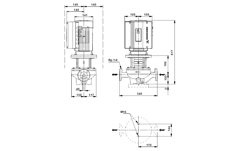 Grundfos TPE 40-100/4