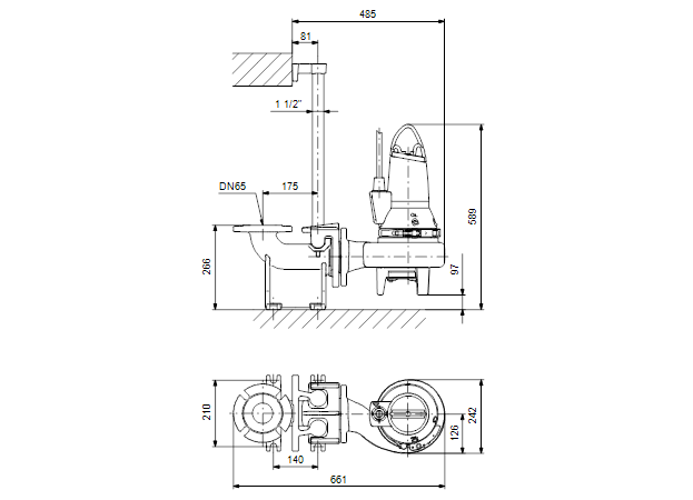 Grundfos SL1.50.65.09.EX.2.50B