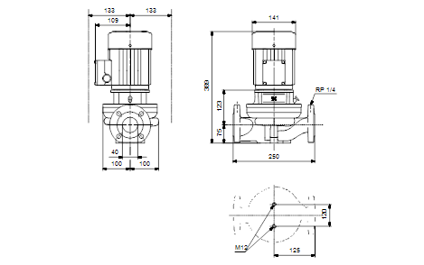 Grundfos TP 40-60/4 B A-F-Z-BUBE