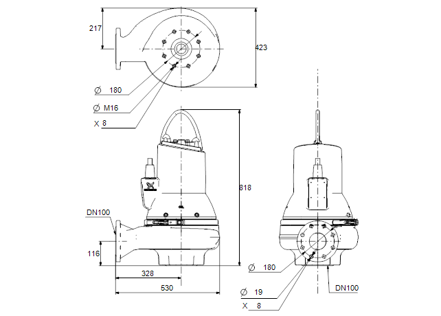 Grundfos SL1.80.100.75.EX.4.51D.B